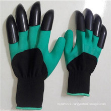 Latex Coated Garden Glove with Claw
